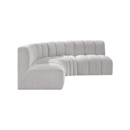 Arc Grey Boucle Fabric Modular Sofa