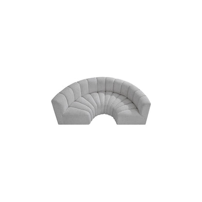 Arc Grey Boucle Fabric Modular Sofa