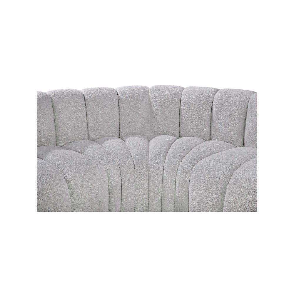 Arc Grey Boucle Fabric Modular Sofa