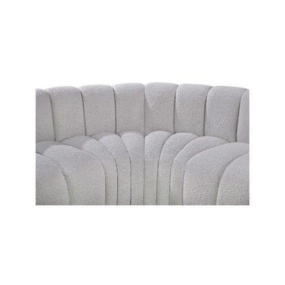 Arc Grey Boucle Fabric Modular Sofa