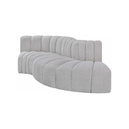 Arc Grey Boucle Fabric Modular Sofa