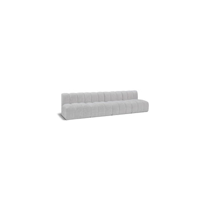 Arc Grey Boucle Fabric Modular Sofa