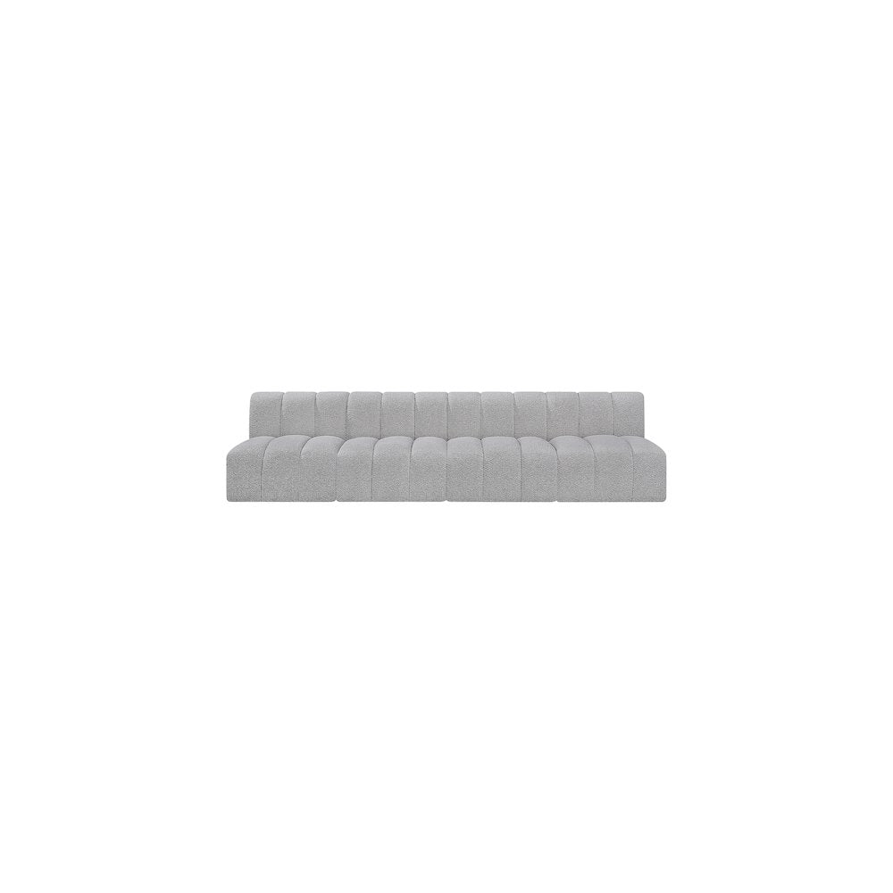 Arc Grey Boucle Fabric Modular Sofa