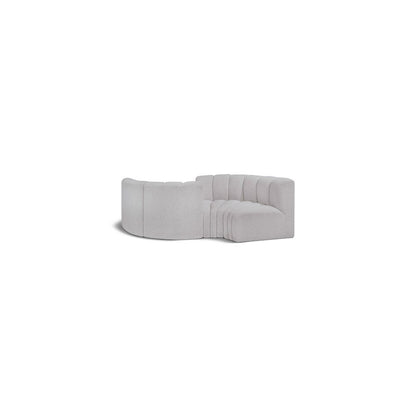 Arc Grey Boucle Fabric Modular Sofa