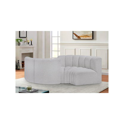 Arc Grey Boucle Fabric Modular Sofa