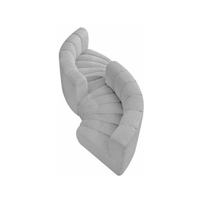 Arc Grey Boucle Fabric Modular Sofa