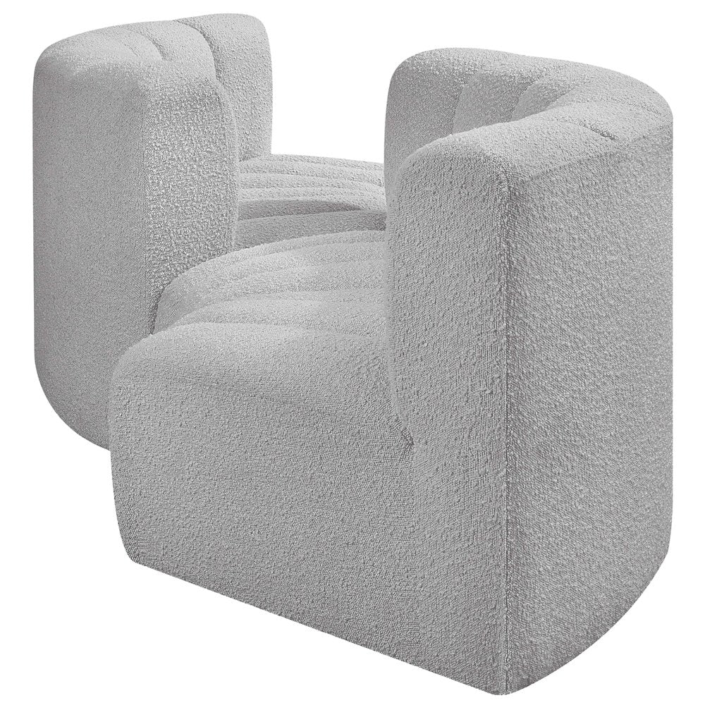Arc Grey Boucle Fabric Modular Sofa