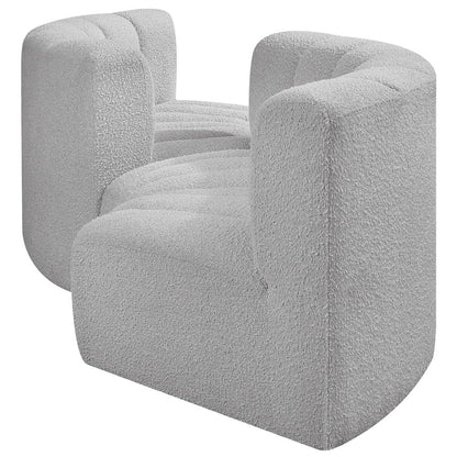 Arc Grey Boucle Fabric Modular Sofa