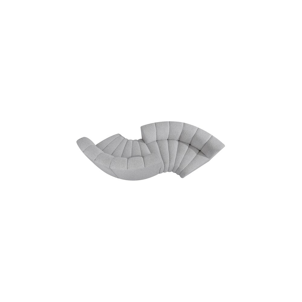 Arc Grey Boucle Fabric Modular Sofa