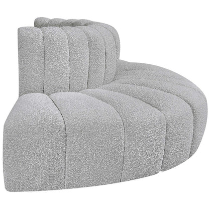 Arc Grey Boucle Fabric Modular Sofa