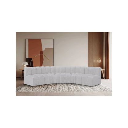 Arc Grey Boucle Fabric Modular Sofa