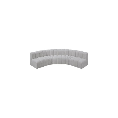 Arc Grey Boucle Fabric Modular Sofa