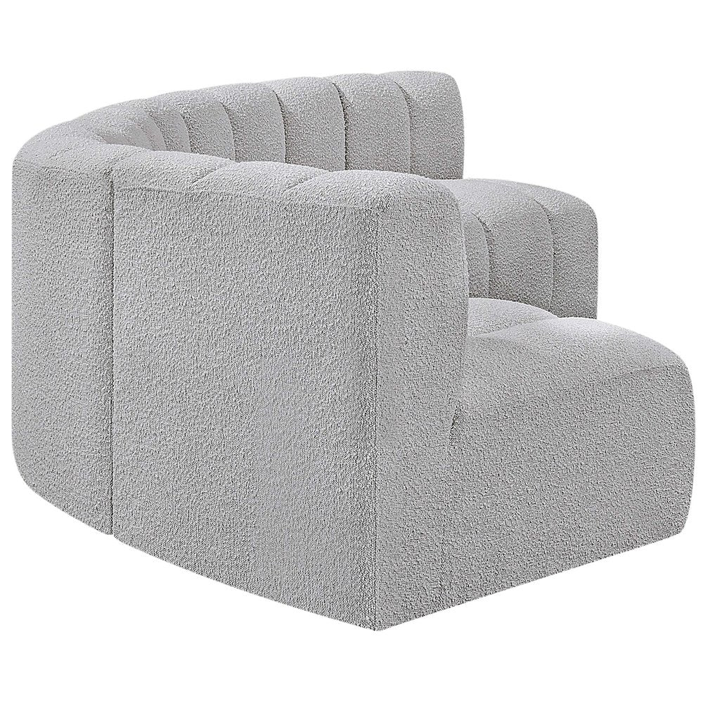 Arc Grey Boucle Fabric Modular Sofa