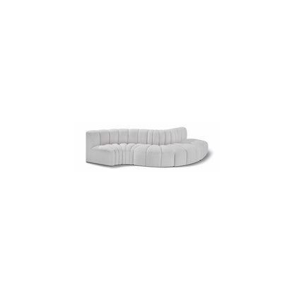 Arc Grey Boucle Fabric Modular Sofa