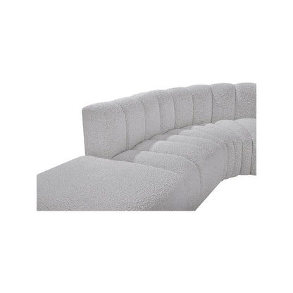Arc Grey Boucle Fabric Modular Sofa
