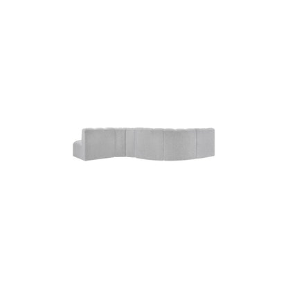 Arc Grey Boucle Fabric Modular Sofa