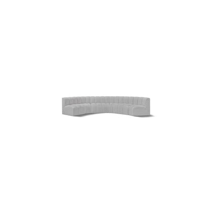 Arc Grey Boucle Fabric Modular Sofa