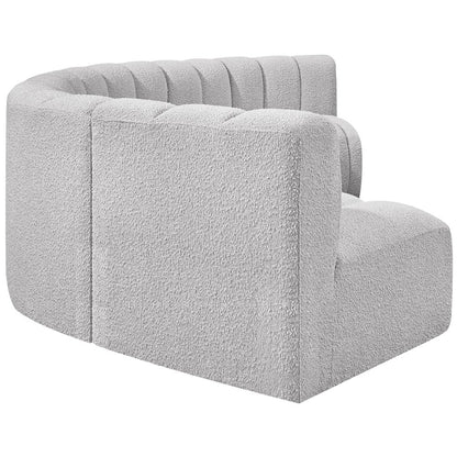 Arc Grey Boucle Fabric Modular Sofa