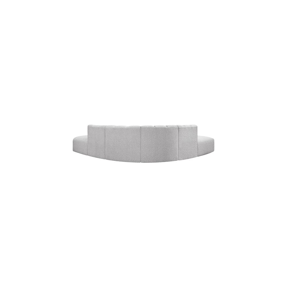 Arc Grey Boucle Fabric Modular Sofa