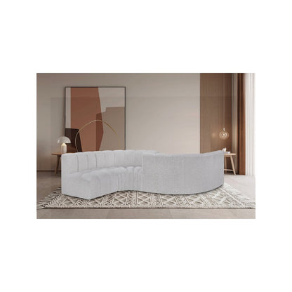 Arc Grey Boucle Fabric Modular Sofa
