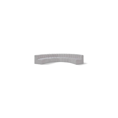 Arc Grey Boucle Fabric Modular Sofa