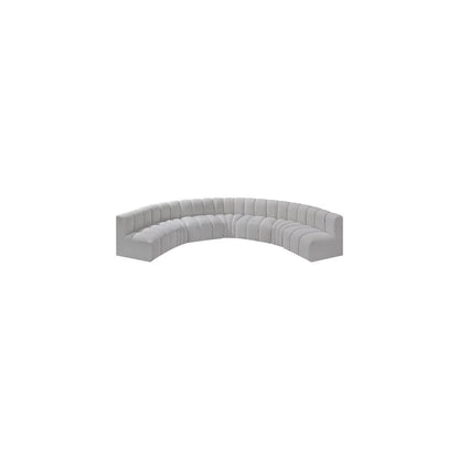 Arc Grey Boucle Fabric Modular Sofa