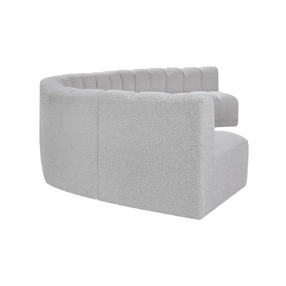 Arc Grey Boucle Fabric Modular Sofa