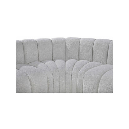 Arc Grey Boucle Fabric Modular Sofa
