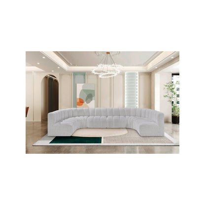 Arc Grey Boucle Fabric Modular Sofa
