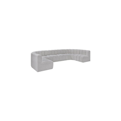 Arc Grey Boucle Fabric Modular Sofa