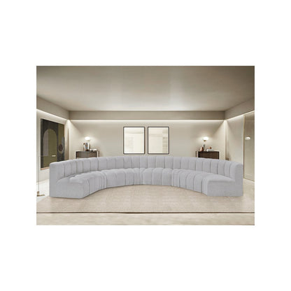 Arc Grey Boucle Fabric Modular Sofa