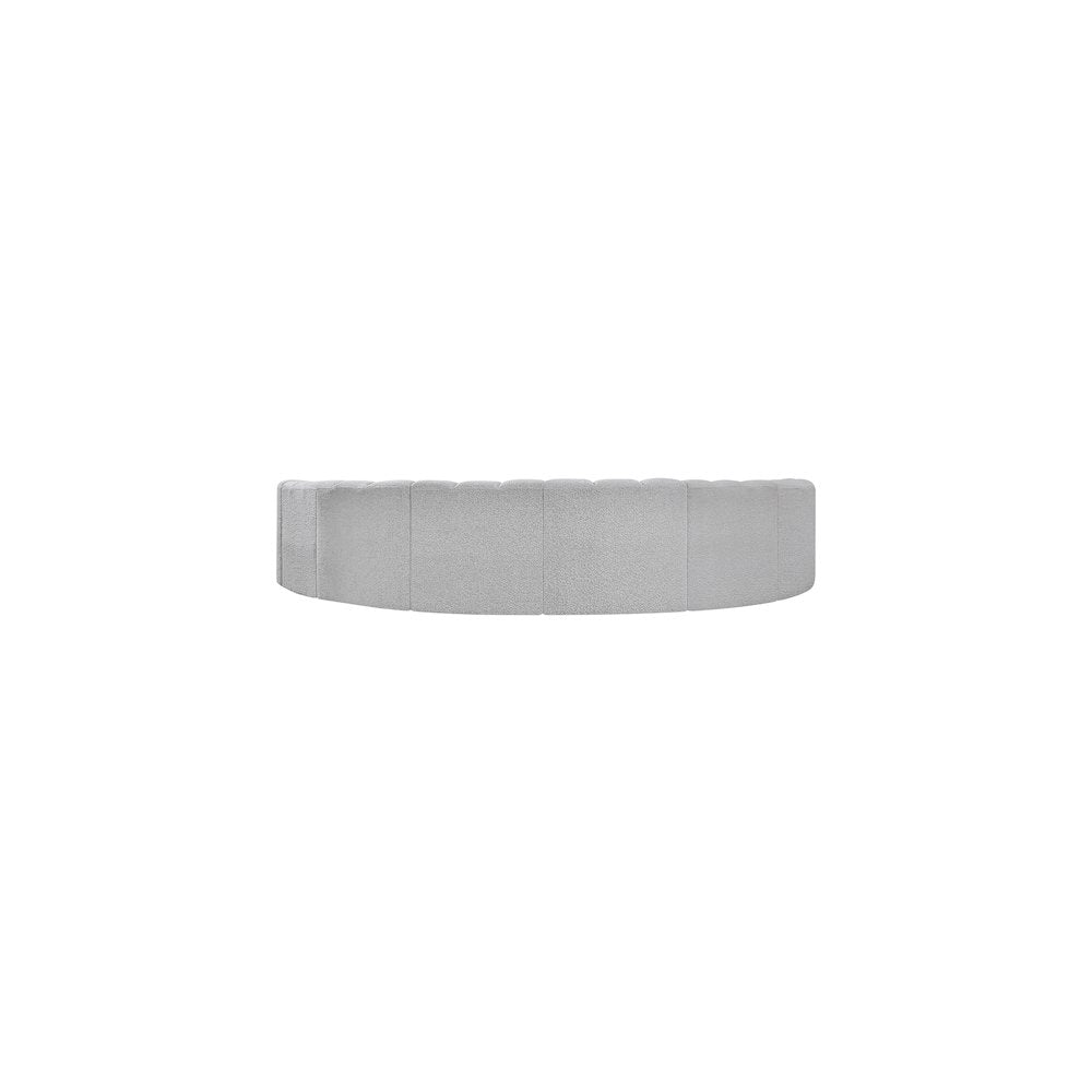 Arc Grey Boucle Fabric Modular Sofa