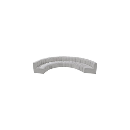 Arc Grey Boucle Fabric Modular Sofa