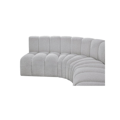 Arc Grey Boucle Fabric Modular Sofa
