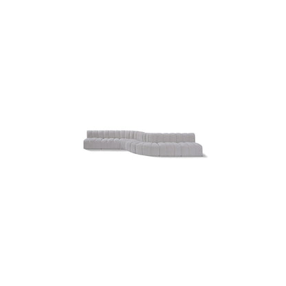 Arc Grey Boucle Fabric Modular Sofa