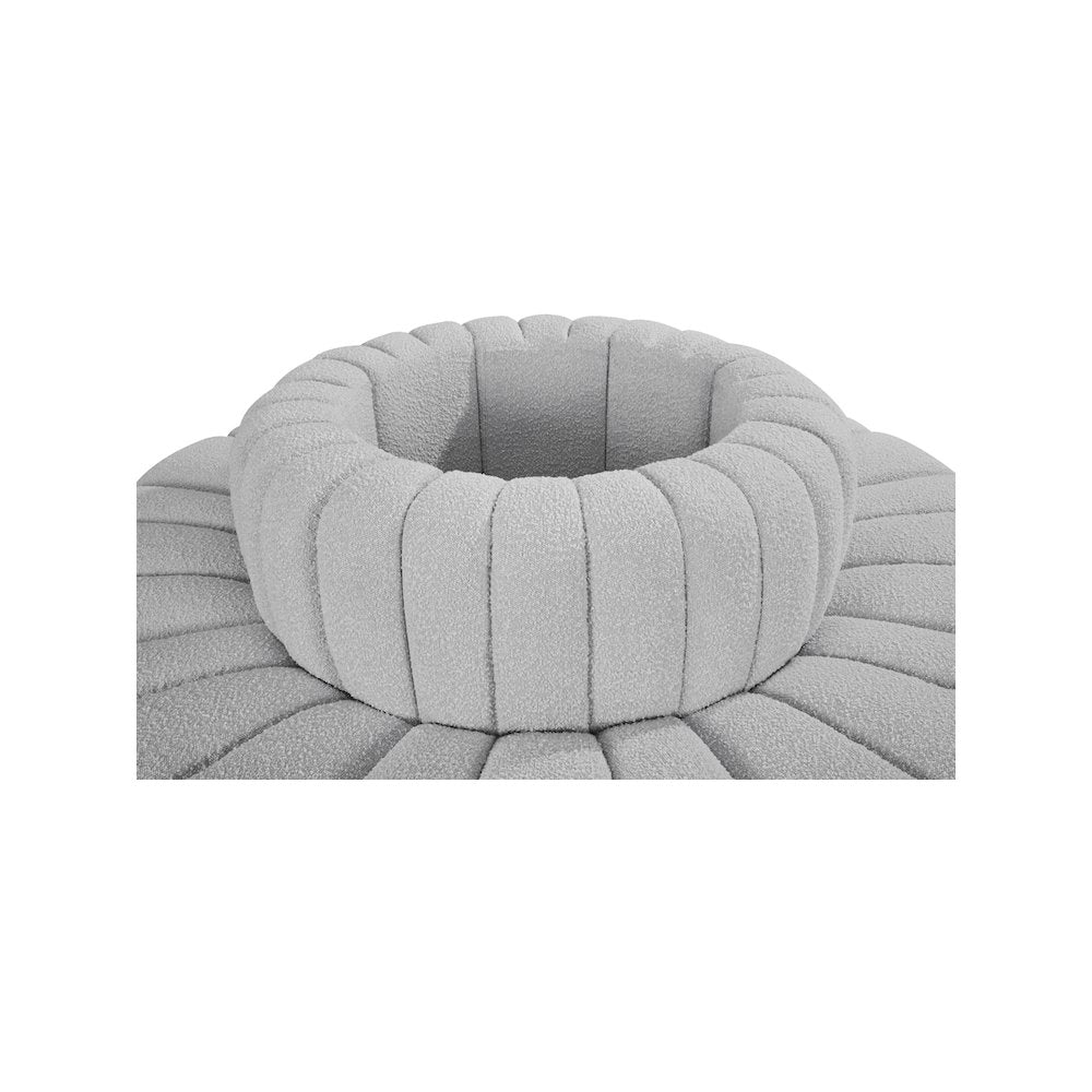 Arc Grey Boucle Fabric Modular Sofa