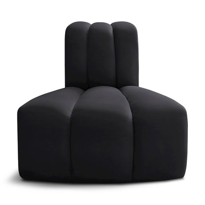 Arc Black Velvet Reverse Corner