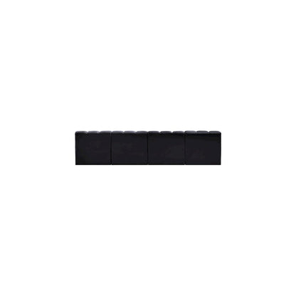 Arc Black Velvet Modular Sofa