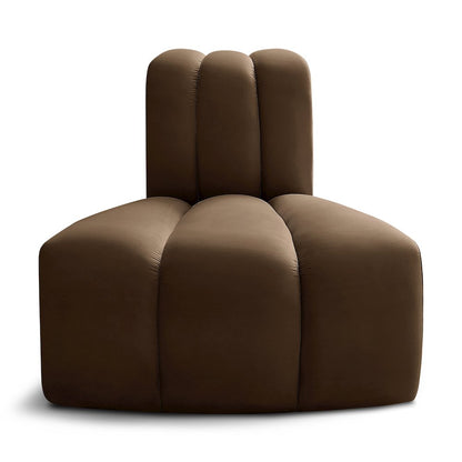 Arc Brown Velvet Reverse Corner