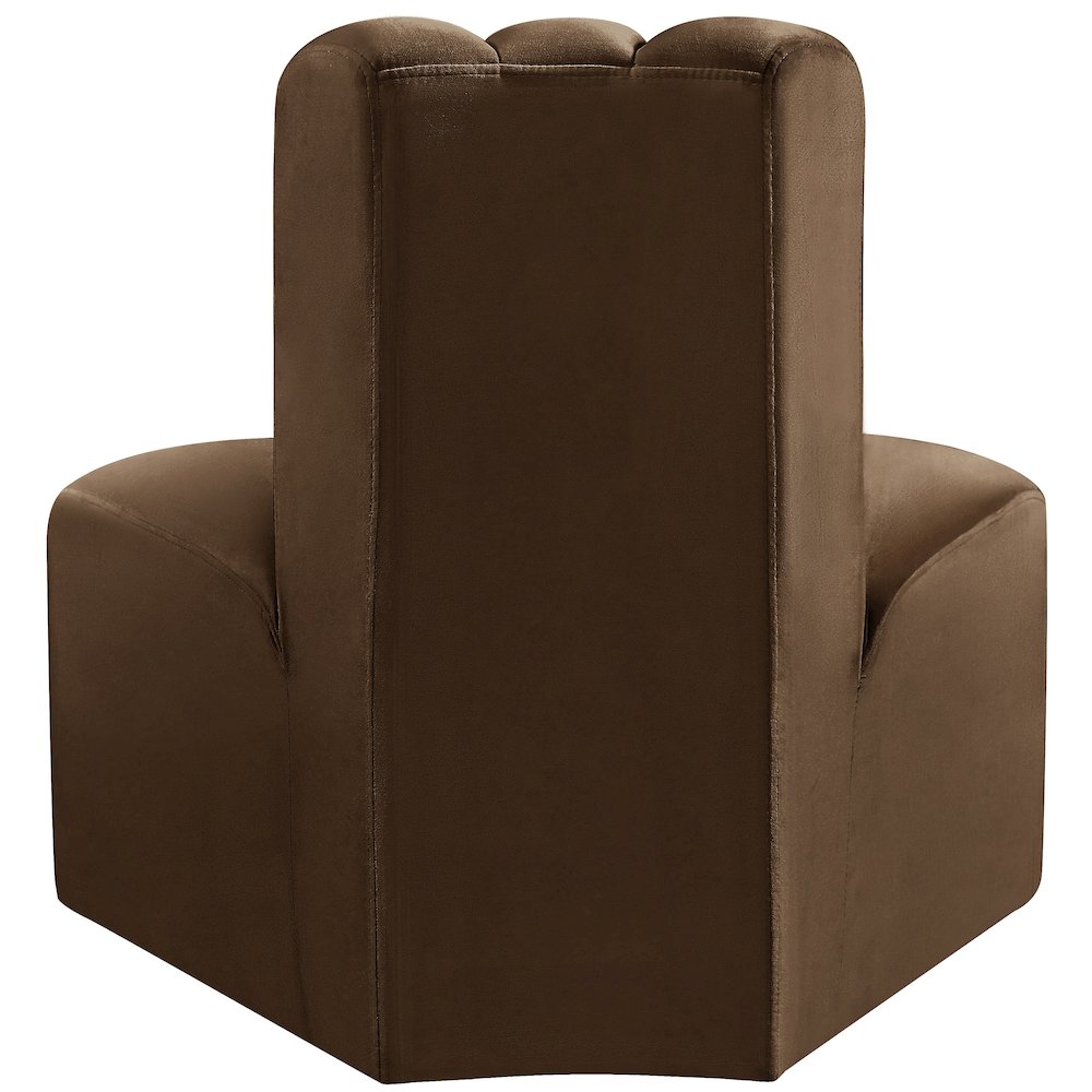 Arc Brown Velvet Reverse Corner