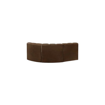 Arc Brown Velvet Modular Sofa