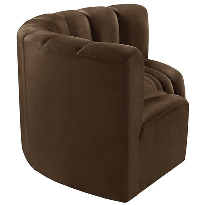 Arc Brown Velvet Modular Sofa