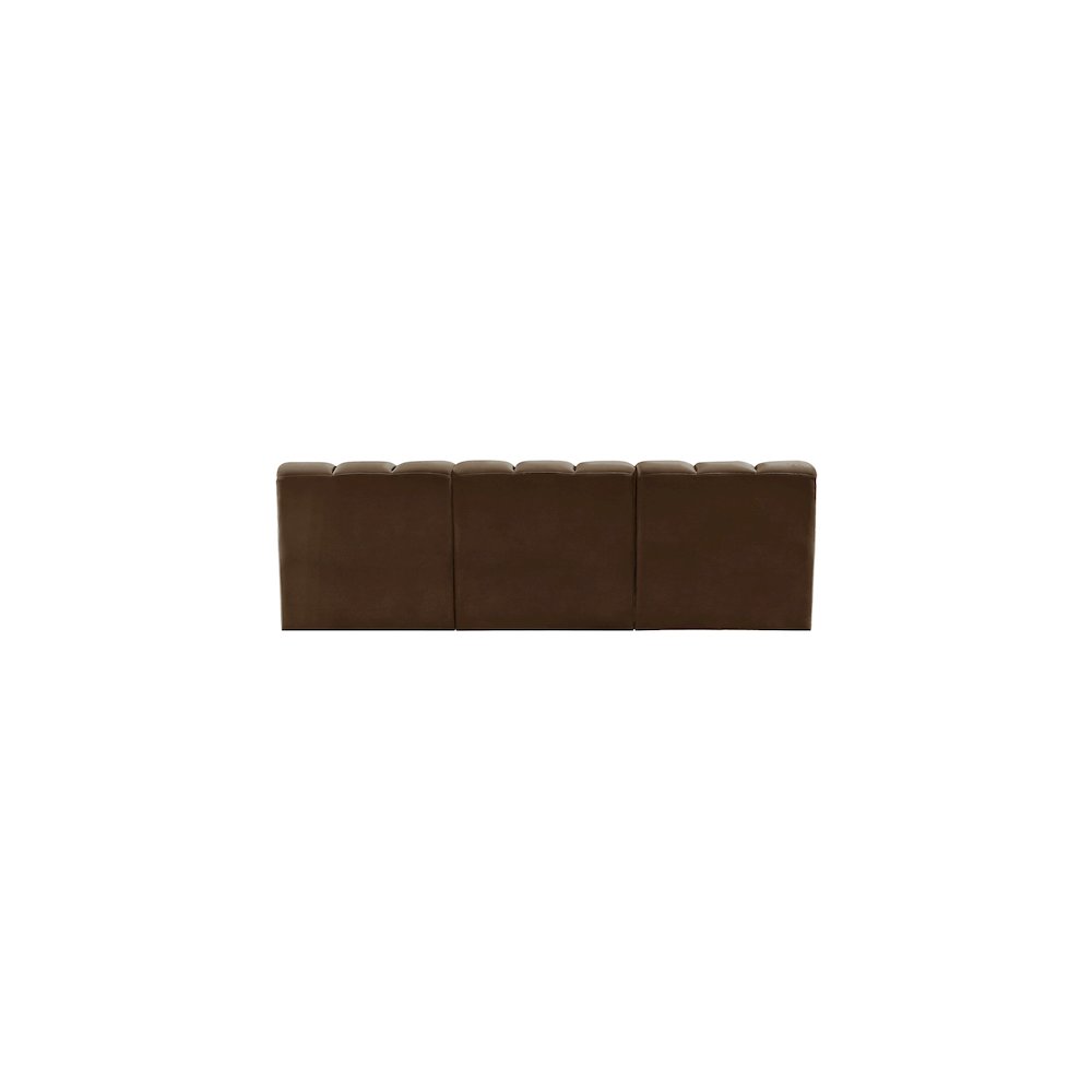 Arc Brown Velvet Modular Sofa