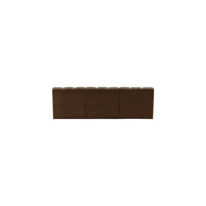 Arc Brown Velvet Modular Sofa