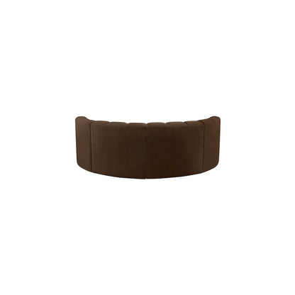 Arc Brown Velvet Modular Sofa