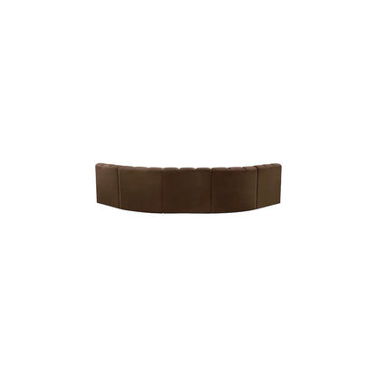 Arc Brown Velvet Modular Sofa