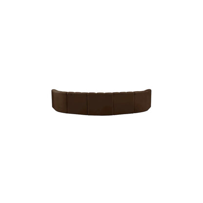 Arc Brown Velvet Modular Sofa