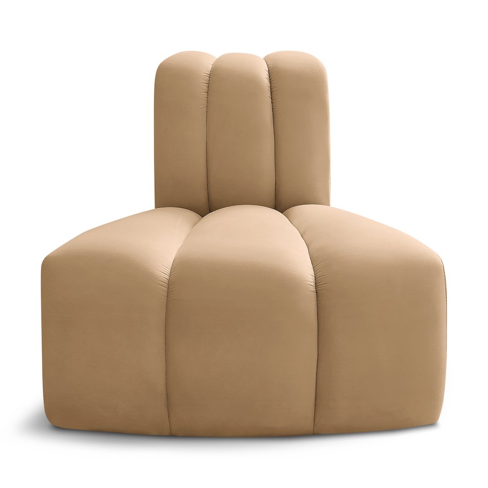 Arc Camel Velvet Reverse Corner