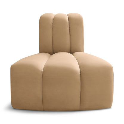 Arc Camel Velvet Reverse Corner