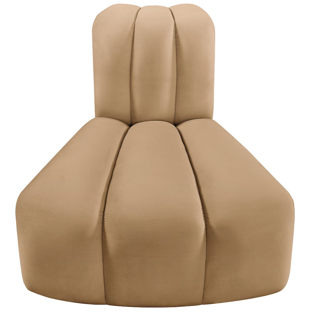 Arc Camel Velvet Reverse Corner